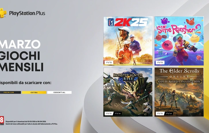 PlayStation Plus March Games Featuring Monster Hunter Rise