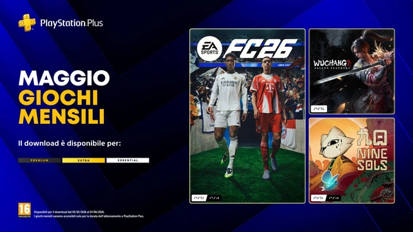 PlayStation Plus: i giochi di maggio, con EA Sports FC 26