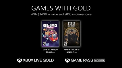 Games with Gold, i titoli di aprile