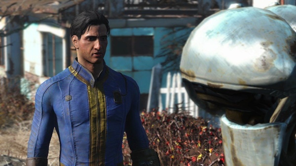 Fallout 4: gente nel Vault e Deathclaw da passeggio