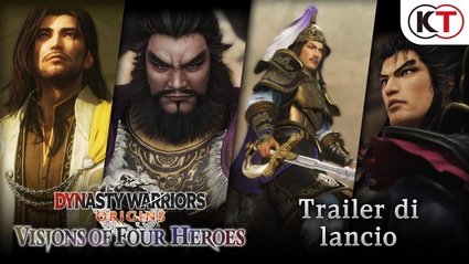 Dynasty Warriors: Origins - Le visioni di Quattro Eroi esce oggi