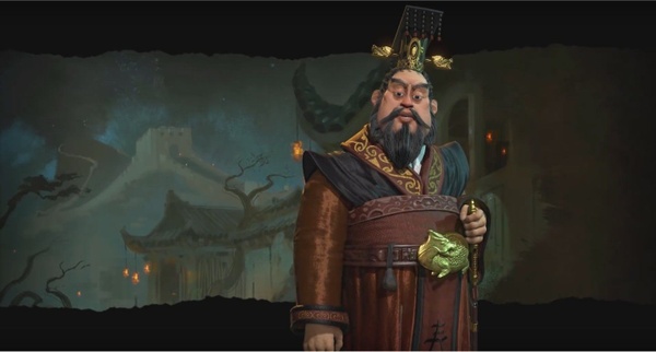 Qin Shi Huangdi guida la Cina in Civilization VI