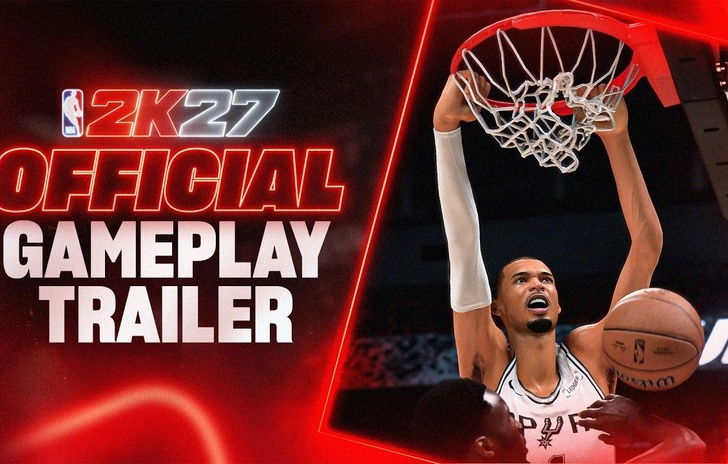 NBA 2K27 il primo trailer gameplay del gioco di basket