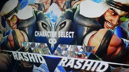 Rashid e il nuovo lottatore di Street Fighter V