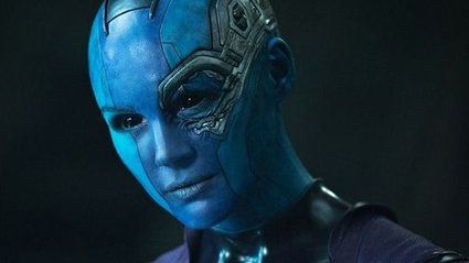 Karen Gillan e di nuovo Nebula sul set di Guardiani della Galassia Vol. 2