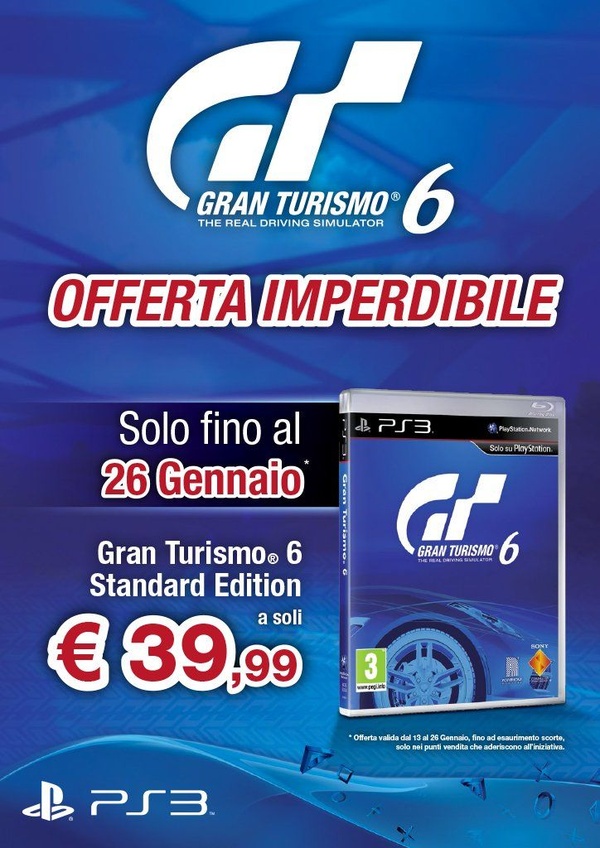 Gran Turismo 6 in offerta speciale