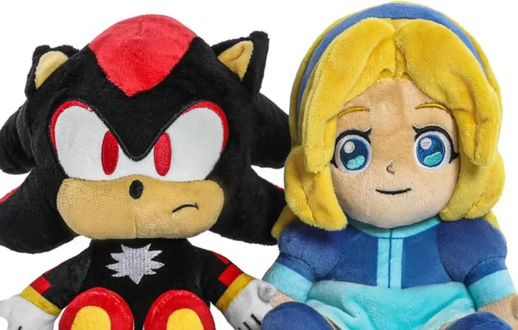 Sonic the Hedgehog Shadow e Maria nel peluche di coppia