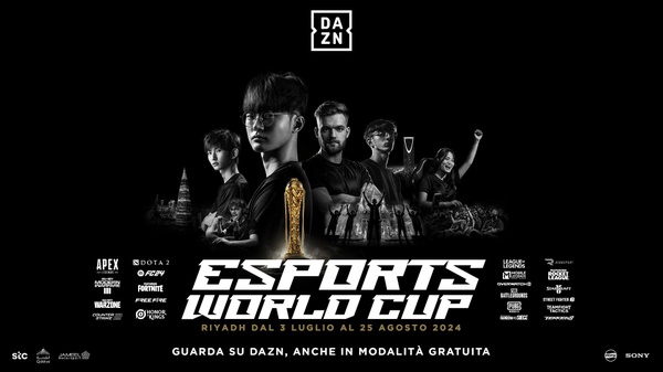Dazn trasmettera in diretta la prima coppa del mondo di eSports