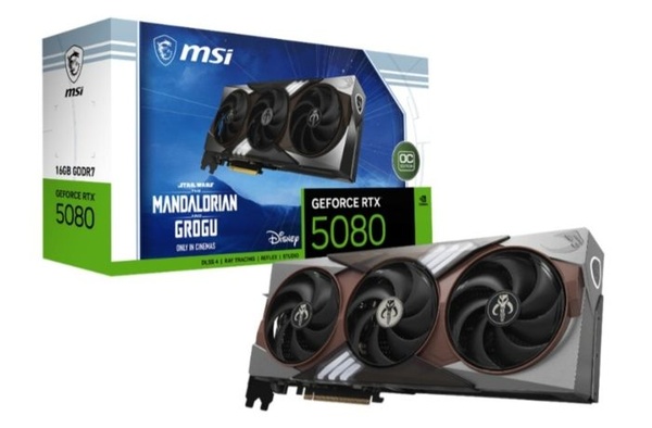 MSI RTX 5080 Mandalorian Edition: solo 500 pezzi in Europa