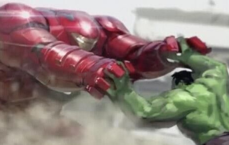 ComicCon 2014 Hulkbuster vs Hulk