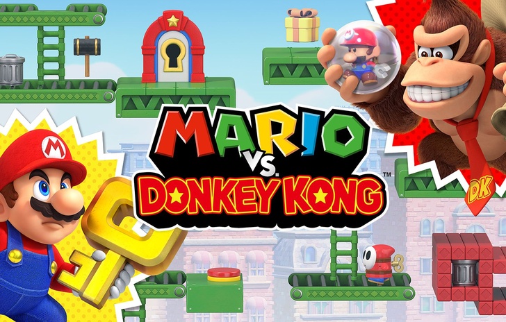 Mario vs Donkey Kong giocattoli da guardare e forse toccare Anteprima Switch