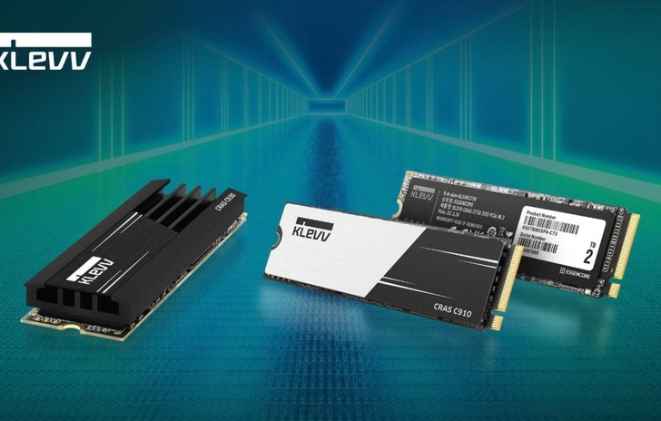 KLEVV e i nuovi SSD NVMe CRAS C930 C910 e C730