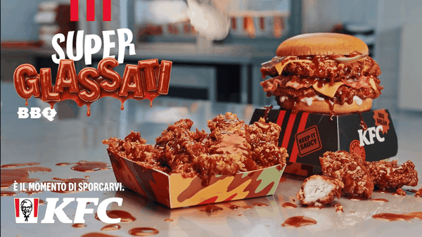 KFC Italia presenta i SUPERGLASSATI:  la nuova linea di pollo fritto con glassatura estrema in limited edition.