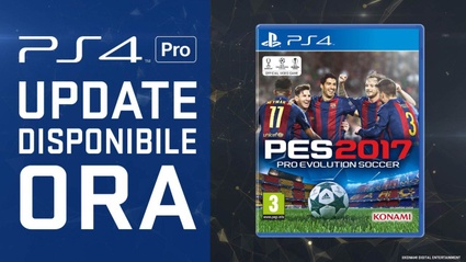 PES 2017 si aggiorna per PS4  Pro