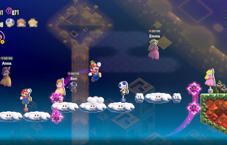 Super Mario Bros Wonder avrà una modalità multiplayer online Tutti i dettagli