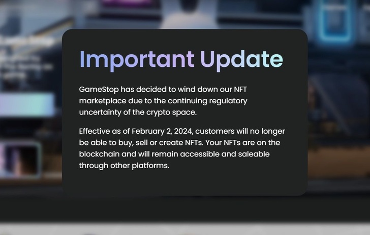 Gamestop esce dal mercato degli NFT