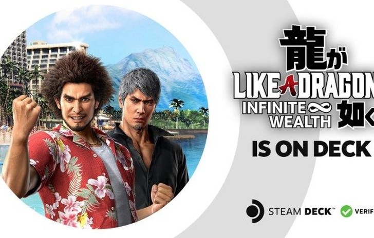 Like a Dragon Infinite Wealth certificato Steam Deck