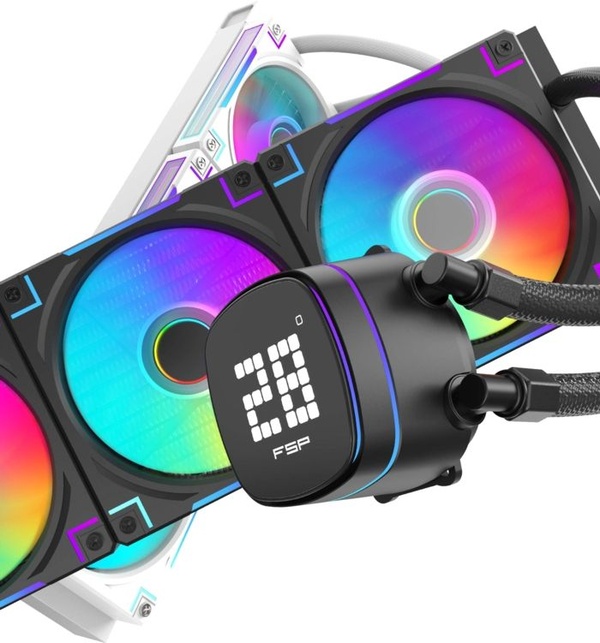 FSP AD36: nuovo AIO da 360mm con display termico integrato