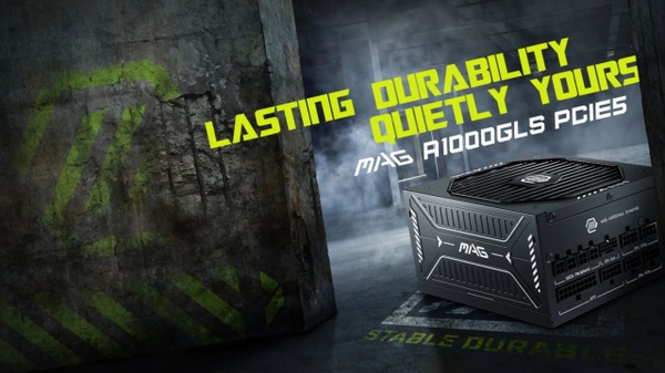 MSI MAG A1000GLS PCIE5 - Nuovi alimentatori gaming