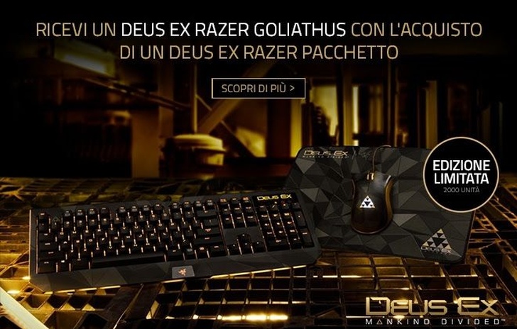 Razer ci porta il mondo di Deus Ex Mankind Divided grazie ad un bundle eccezionale
