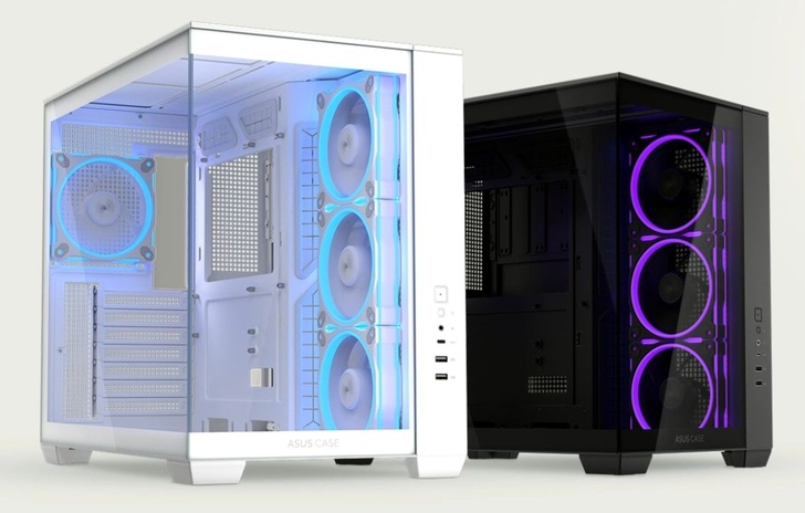 ASUS A32 PLUS V2  The dual chamber case shows off all the hardware