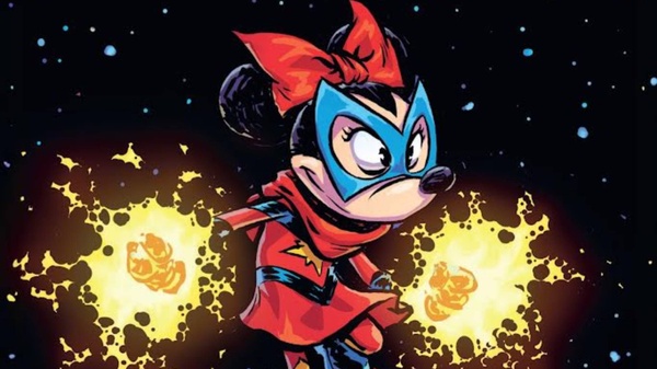 Minni diventa Captain Marvel: su Topolino 3601 una nuova eroina prende il volo!