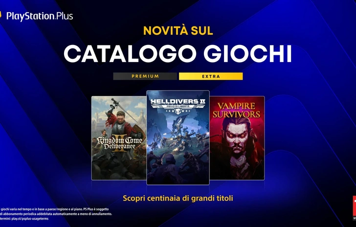 PlayStation Plus i giochi Extra e Premium di agosto con Helldivers 2