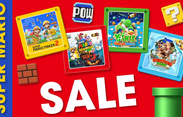 Nintendo annuncia i Super Mario Sale a partire dal 5 aprile 