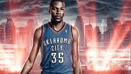 Kevin Durant si mostra in video in NBA 2K15