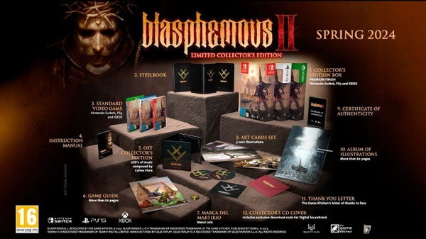 Blasphemous 2: la Collector's Edition arriva a maggio