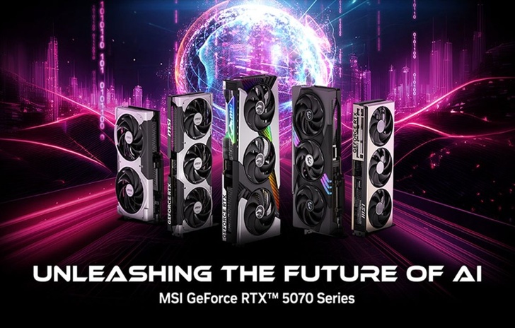 MSI e le GPU personalizzate per NVIDIA GeForce RTX 5070