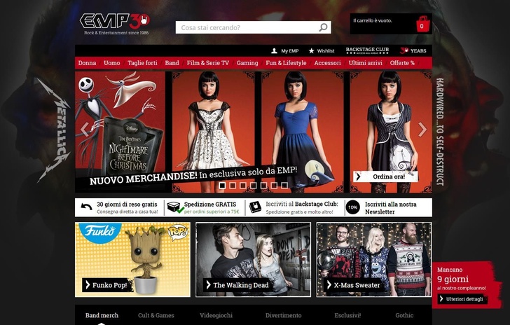 Le offerte di EMP per il Black Friday