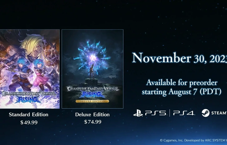 Granblue Fantasy Versus Rising uscirà il 30 novembre