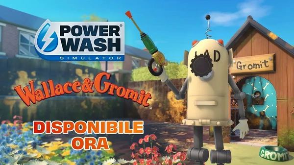 PowerWash Simulator, disponibile il DLC con Wallace & Gromit