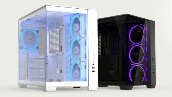 ASUS A32 PLUS V2 - The dual chamber case shows off all the hardware