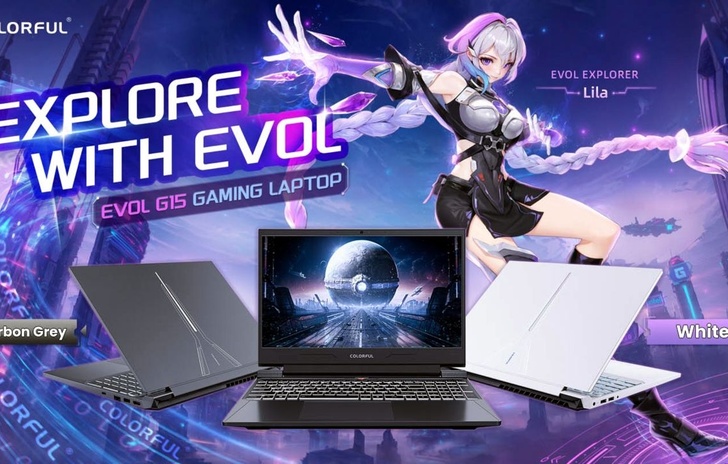 Colorful EVOL G Nuova serie laptop pensata per videogiocare