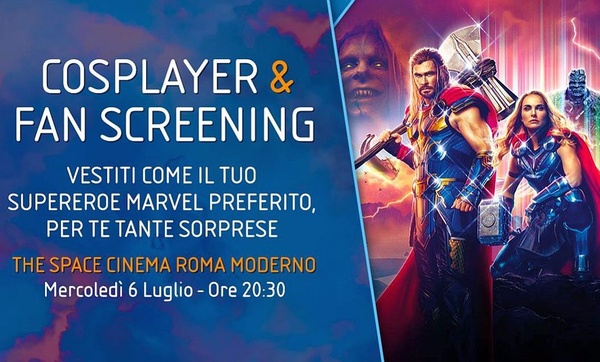 Thor: The Space Cinema annuncia una simpatica iniziativa a tema