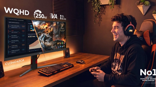 AOC lancia due monitor ultrawide G4 con USB-C e switch KVM