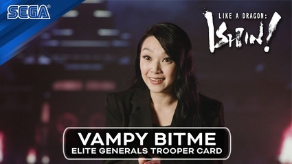 Like a Dragon Ishin!  Vampy Bitme Special Guest Trooper Card