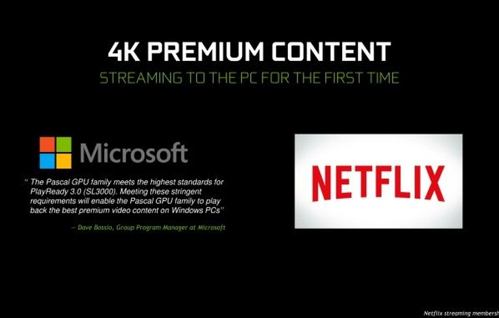 Netflix in 4K grazie allNVIDIA GTX 10