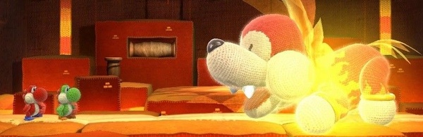 Eccovi un assaggio del gameplay di Yoshi's Woolly World