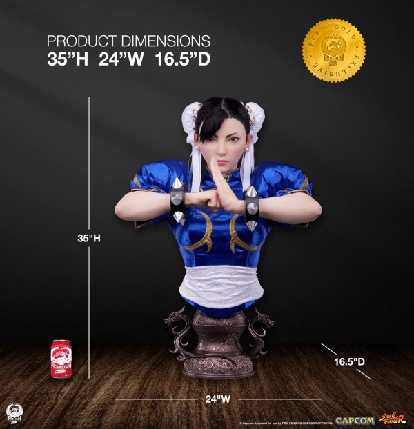 Un Busto di Chun-Li a grandezza naturale