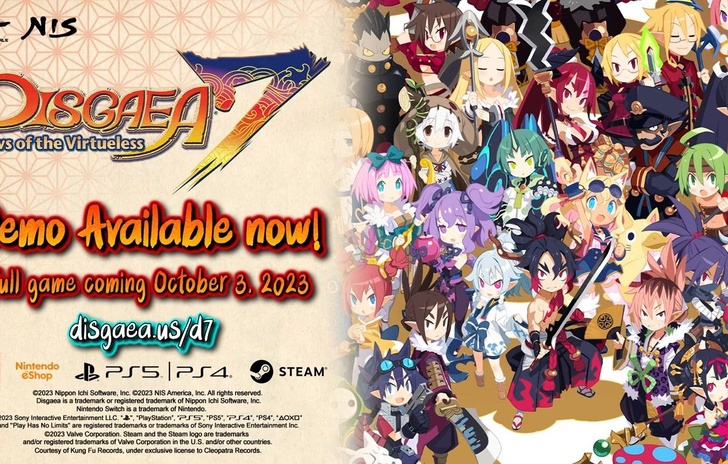 Disgaea 7 Vows of the Virtueless il trailer della demo