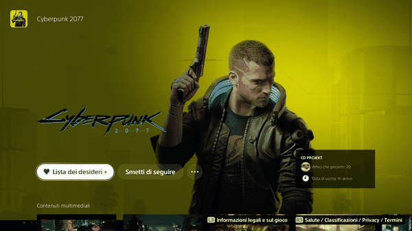 C'e tanta voglia di Cyberpunk su Playstation 4