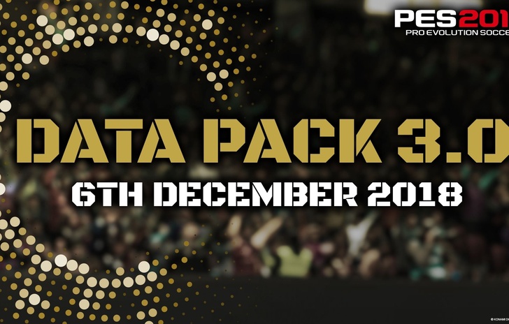 E ormai pronto il terzo data pack per PES 2019