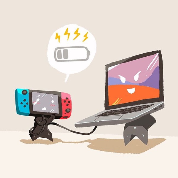 Il Nintendo Switch carica il MacBook Pro?