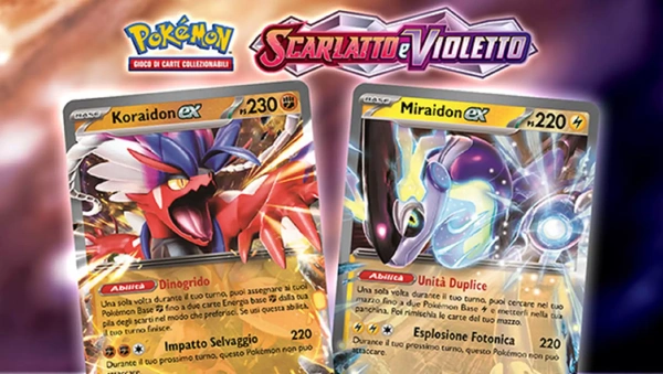 Pokemon Violetto e Scarlatto - Set Allenatore Fuoriclasse Miraidon e Koraidon sono disponibili in pre-ordine