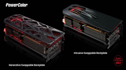 Red Devil RX 7900 - PowerColor lancia i backplate intercambiabili