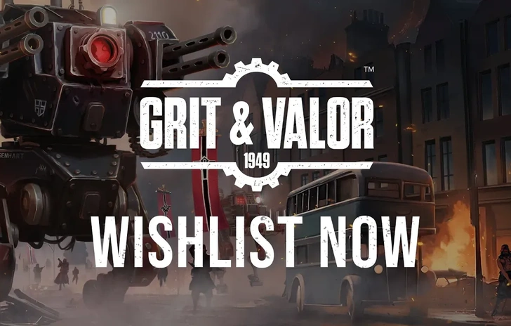 Grit and Valor 1949 lannuncio del mecha strategico in tempo reale