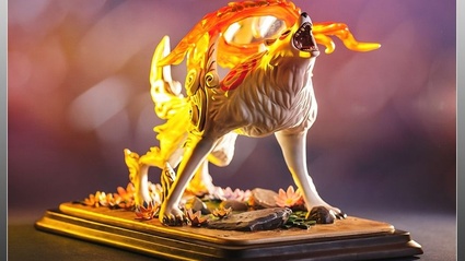 Un'Action Figure per Amaterasu di Okami